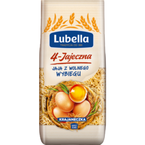 Makaron Krajaneczka Lubella 4 Jajeczny Delikatny Nitki do Zupy 200 g